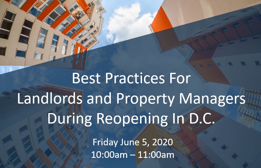 Best Practices during reopening DC