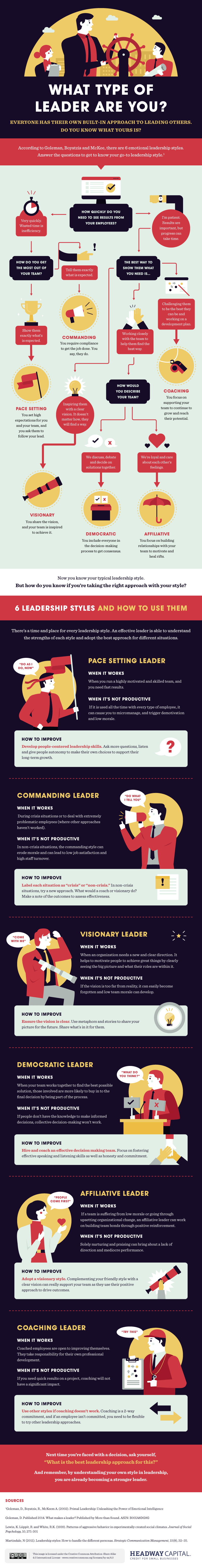 leader infographic